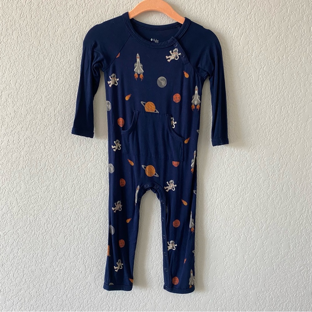 Kyte Baby Longall Romper in Space Size 12-18 Months